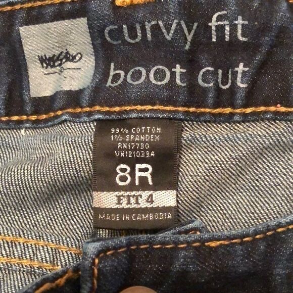 Mossimo curvy fit  bootcut jeans Size 8R‎ - Picture 3 of 5